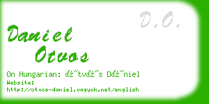 daniel otvos business card